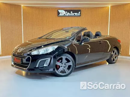 Peugeot 308 CABRIOLET CC 1.6 THP 16V TIP na cor Preta em Curitiba / PR - 6943344
