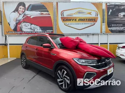 Volkswagen T-CROSS HIGHLINE 250 1.4 TSI AT na cor Vermelha em Curitiba / PR - 6437839