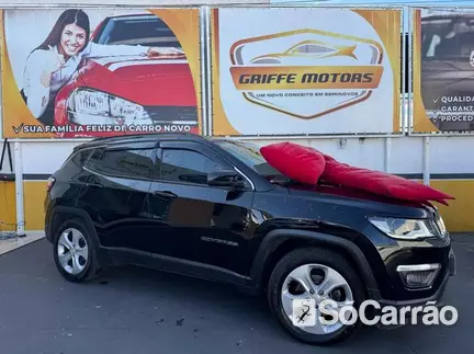 JEEP COMPASS LONGITUDE 4X2 2.0 16V AT6 na cor Preta em Curitiba / PR - 6799991