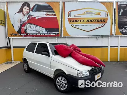 Fiat UNO MILLE FIRE ECONOMY 1.0 8V na cor Branca em Curitiba / PR - 6802667