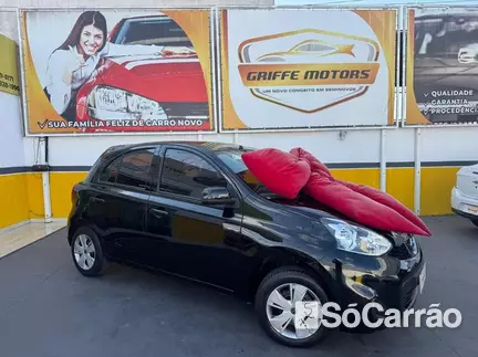 Nissan MARCH S 1.0 12V FLEXSTART na cor Preta em Curitiba / PR - 6841040
