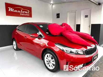 KIA CERATO SX 1.6 16V AT6 na cor Vermelha em São José dos Pinhais / PR - 6822299