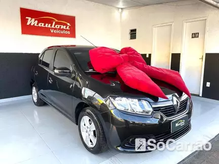 Renault LOGAN EXPRESSION AVANTAGE 1.6 16V SCE na cor Preta em São José dos Pinhais / PR - 6927414