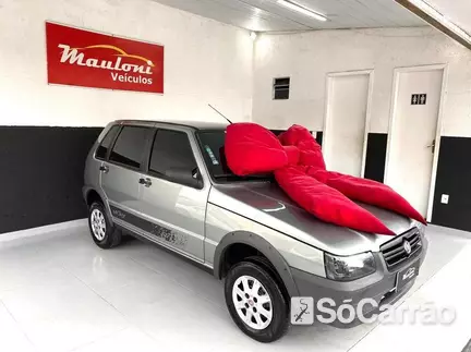 Fiat UNO MILLE WAY ECONOMY 1.0 8V na cor Cinza em São José dos Pinhais / PR - 6946965