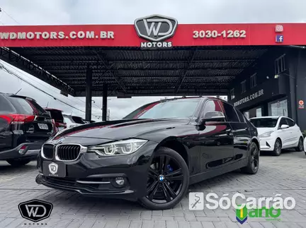 BMW 320I SPORT 2.0 16V TB AT ACTIVEFLEX na cor Preta em Curitiba / PR - 6473127