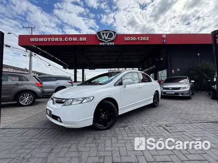 Honda CIVIC LXS 1.8 16V MT na cor Branca em Curitiba / PR - 6712890