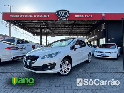 Peugeot 308 ALLURE 1.6 16V na cor Branca em Curitiba / PR - 6777121