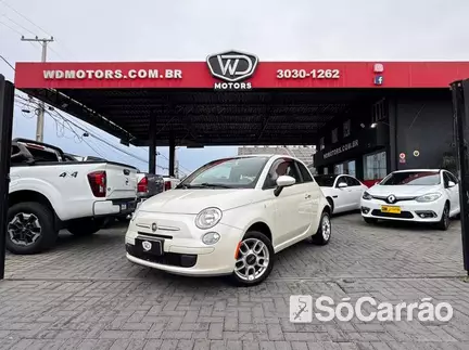 Fiat 500 CULT EVO 1.4 8V DUAL na cor Branca em Curitiba / PR - 6804258