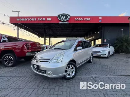 Nissan GRAND LIVINA SL 1.8 16V AT na cor Prata em Curitiba / PR - 6841255