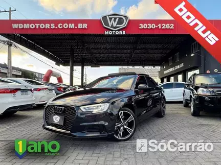 Audi A3 SEDAN AMBITION 2.0 16V TFSI S TRONIC na cor Preta em Curitiba / PR - 6841428