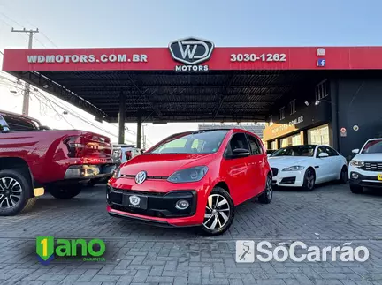 Volkswagen UP! PEPPER UP! 1.0 TSI 12V na cor Vermelha em Curitiba / PR - 6841508