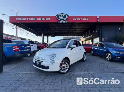 Fiat 500 CULT EVO 1.4 8V DUAL na cor Branca em Curitiba / PR - 6912230