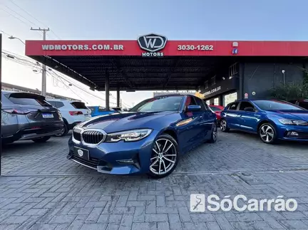 BMW 320I 2.0 16V TB ACTIVEFLEX na cor Azul em Curitiba / PR - 6912306