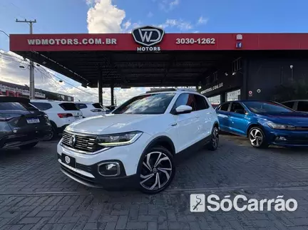 Volkswagen T-CROSS HIGHLINE 250 1.4 TSI AT na cor Branca em Curitiba / PR - 6927330