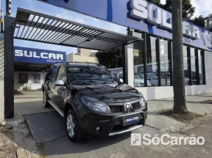 Renault SANDERO AUTHENTIQUE 1.0 12V SCE na cor Preta em Curitiba / PR - 6796590