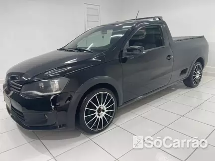 Volkswagen SAVEIRO CS CS TRENDLINE (COMPOSITION TOUCH II) G6 1.6 16V MSI (COMPLETO) na cor Preta em Curitiba / PR - 6895760