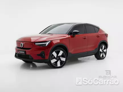 Volvo C40 RECHARGE PLUS na cor Vermelha em Curitiba / PR - 6561976