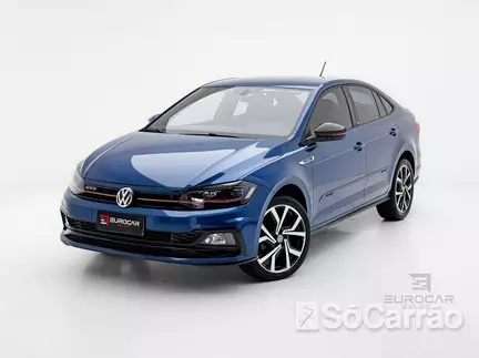 Volkswagen VIRTUS GTS 250 1.4 TSI AT6 na cor Azul em Curitiba / PR - 6777054