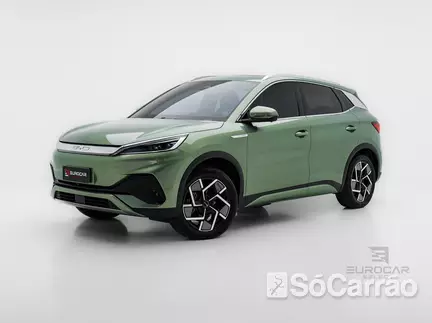 BYD YUAN PLUS 60,8 KW na cor Verde em Curitiba / PR - 6809078