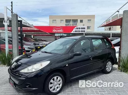 Peugeot 207 SW XR SPORT 1.4 8V na cor Preta em Curitiba / PR - 6762797