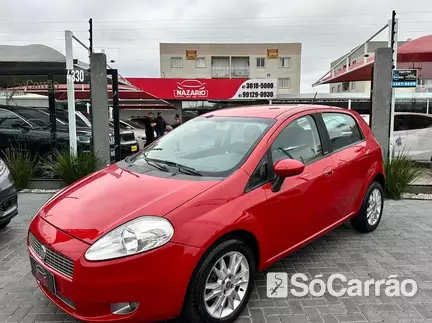 Fiat PUNTO ESSENCE 1.6 16V na cor Vermelha em Curitiba / PR - 6763048