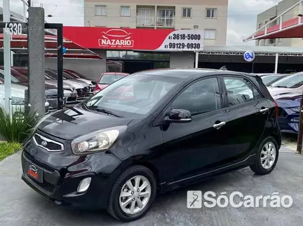KIA PICANTO EX 1.0 12V MT na cor Preta em Curitiba / PR - 6763053
