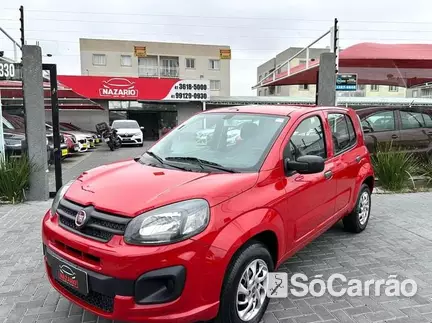 Fiat UNO ATTRACTIVE 1.0 8V EVO na cor Vermelha em Curitiba / PR - 6763098
