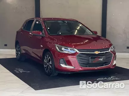 Chevrolet ONIX PREMIER 1.0 TB 12V AT6 na cor Vermelha em Curitiba / PR - 6589231