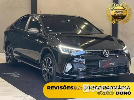 Volkswagen VIRTUS EXCLUSIVE 250 1.4 TSI AT na cor Preta em Curitiba / PR - 6740429