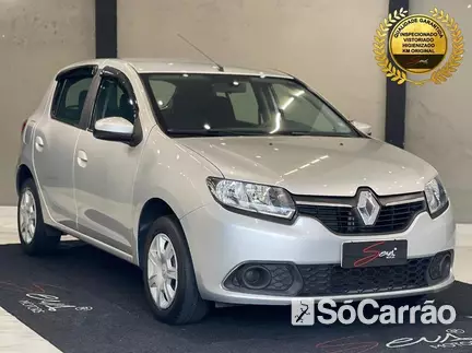 Renault SANDERO EXPRESSION 1.0 12V SCE na cor Prata em Curitiba / PR - 6822841