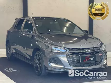 Chevrolet ONIX RS 1.0 TB 12V AT6 na cor Cinza em Curitiba / PR - 6822849