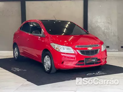Chevrolet ONIX LT 1.0 8V SPE/4 na cor Vermelha em Curitiba / PR - 6836637