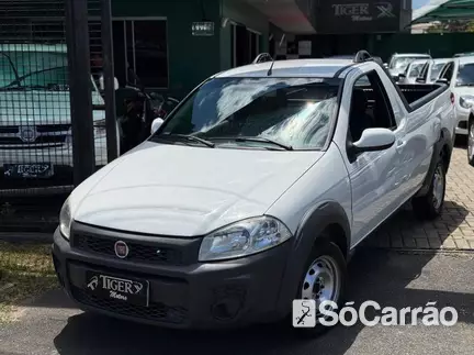 Fiat STRADA CD (TRIBUTO 125) 1.3 8V CVT FIREFLY na cor Branca em Curitiba / PR - 6422134