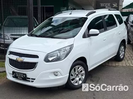 Chevrolet SPIN LTZ 1.8 8V ECO MT6 na cor Branca em Curitiba / PR - 6884070