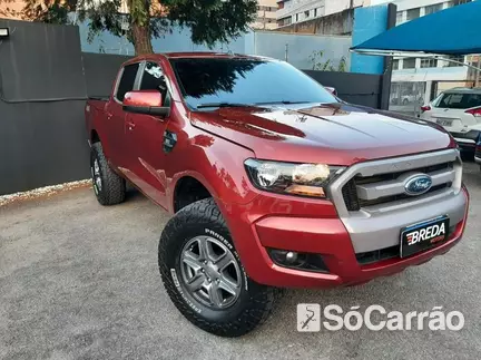 Ford RANGER CD XLS 4X4 2.2 AT na cor Vermelha em Curitiba / PR - 6826045