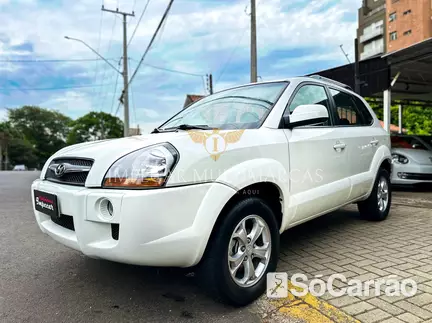 Hyundai TUCSON GLS 4X2 2.0 16V AT na cor Branca no Novo Hamburgo / RS - 6495333