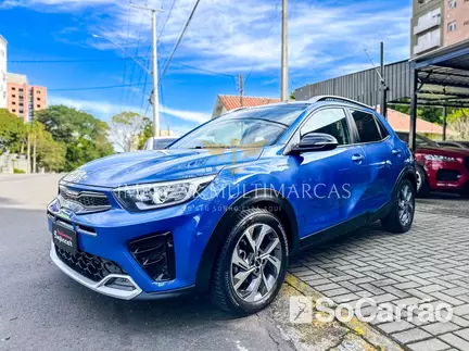 KIA STONIC SX 1.0 12V TB AT na cor Azul no Novo Hamburgo / RS - 6720058