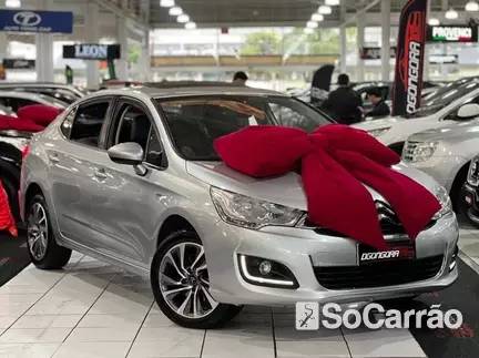 Citroen C4 LOUNGE EXCLUSIVE 2.0 16V AT na cor Prata em Curitiba / PR - 6976598