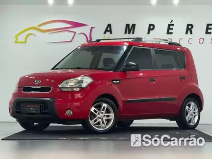 KIA SOUL EX 1.6 16V AT na cor Vermelha em Curitiba / PR - 6740041
