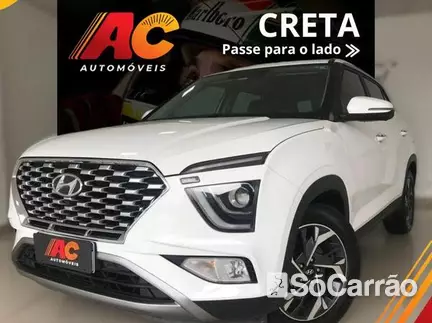 Hyundai CRETA PLATINUM 1.0 12V TB AT na cor Branca em Curitiba / PR - 6476355