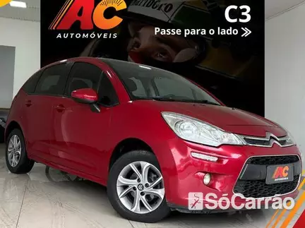 Citroen C3 100 ANOS 1.6 16V AT6 FLEXSTART na cor Vermelha em Curitiba / PR - 6747928