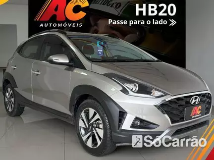 Hyundai HB20 COMFORT (PLUS) 1.0 TGDI 12V AT6 na cor Prata em Curitiba / PR - 6749203