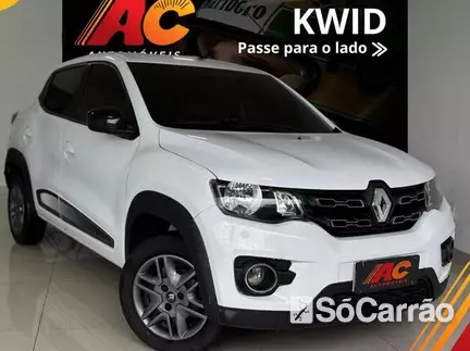 Renault KWID CONNECT TV 1.0 12V SCE na cor Branca em Curitiba / PR - 6754473