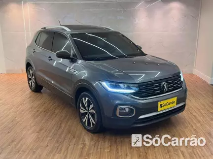 Volkswagen T-CROSS HIGHLINE 250 1.4 TSI AT6 na cor Cinza em Curitiba / PR - 6814921