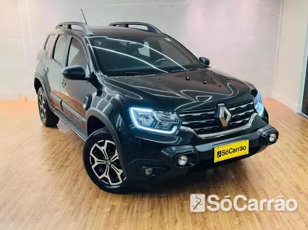 Renault DUSTER ICONIC 1.6 16V SCE CVT X-TRONIC na cor Preta em Curitiba / PR - 6885963