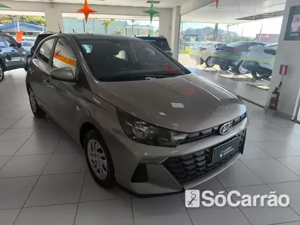 Hyundai HB20 SENSE PLUS 1.0 MT5 na cor Prata em Blumenau / SC - 6812330