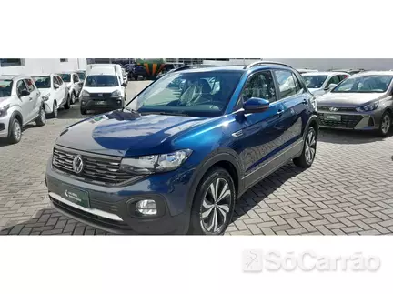 Volkswagen T-CROSS COMFORTLINE 200 1.0 TSI AT6 na cor Azul em Blumenau / SC - 6944942