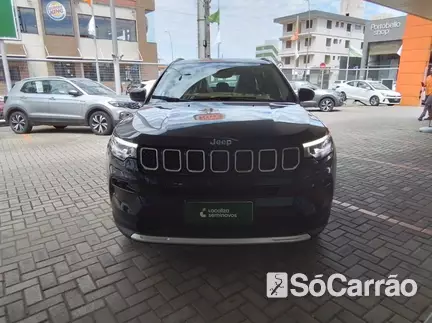 JEEP COMPASS LONGITUDE DARK 4X2 1.3 T270 TB AT6 na cor Azul em Criciúma / SC - 6970309