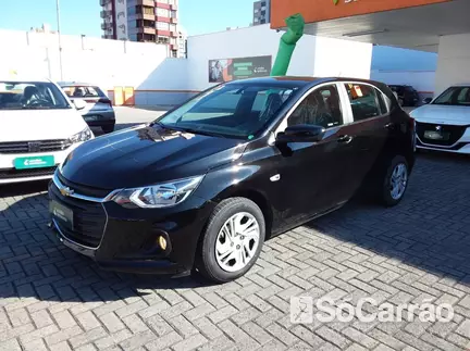 Chevrolet ONIX LT 1.0 TB 12V MT6 na cor Preta em Itajaí / SC - 6767898