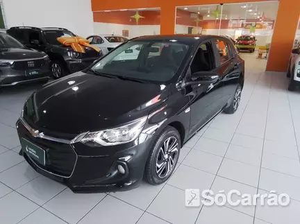 Chevrolet ONIX LT 1.0 TB 12V MT6 na cor Preta em Itajaí / SC - 6774747